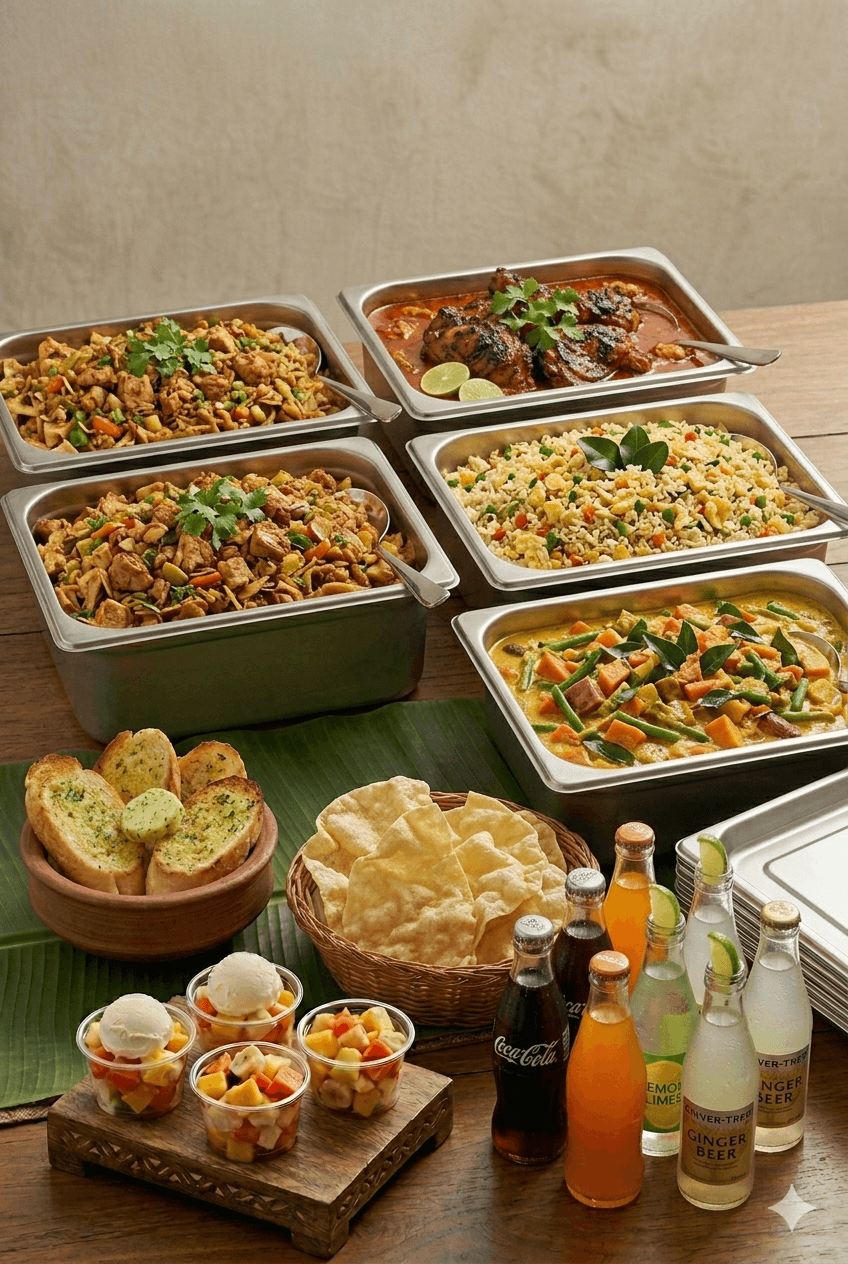 Family catering package for home functions